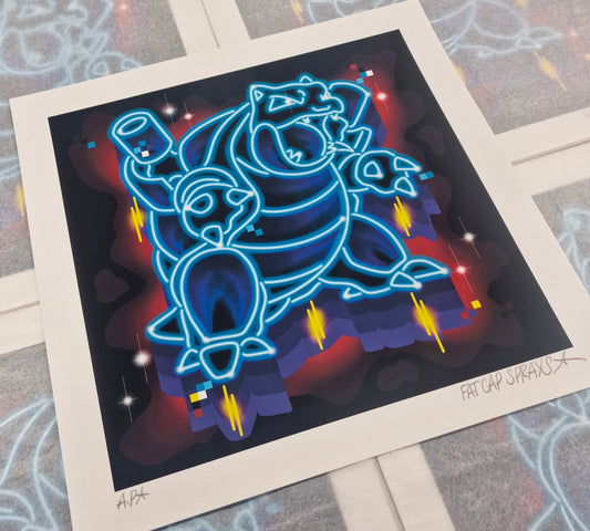 Blastoise Art Print, 2022