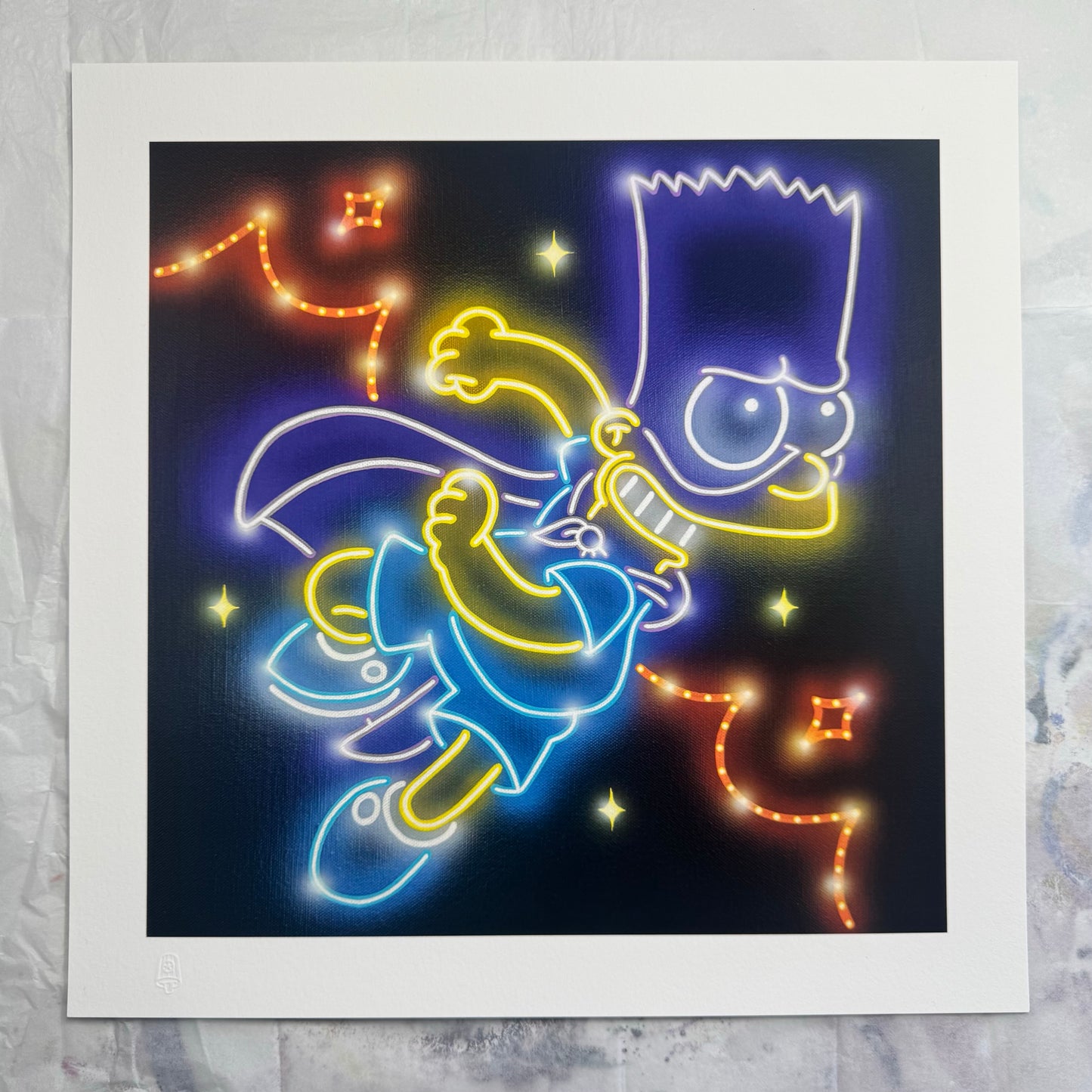 Masked Muralist Print, 2025