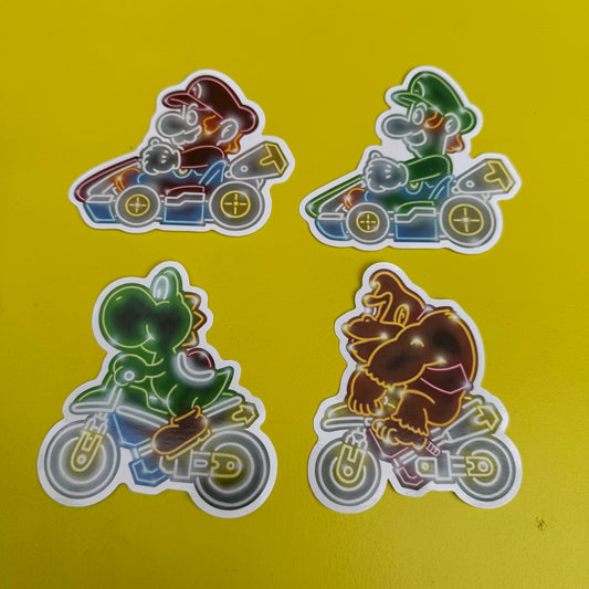 Mario Kart 4 Sticker Pack