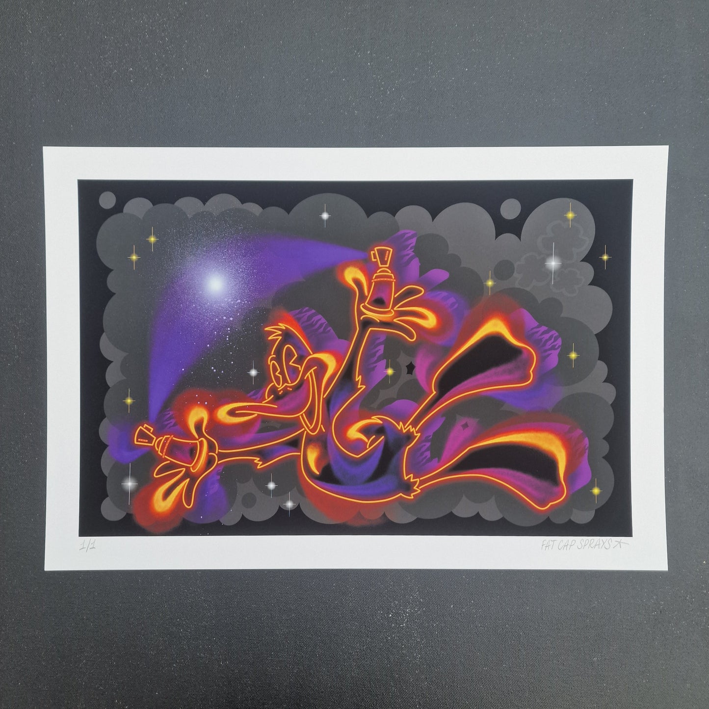 Golden Duck Art Print