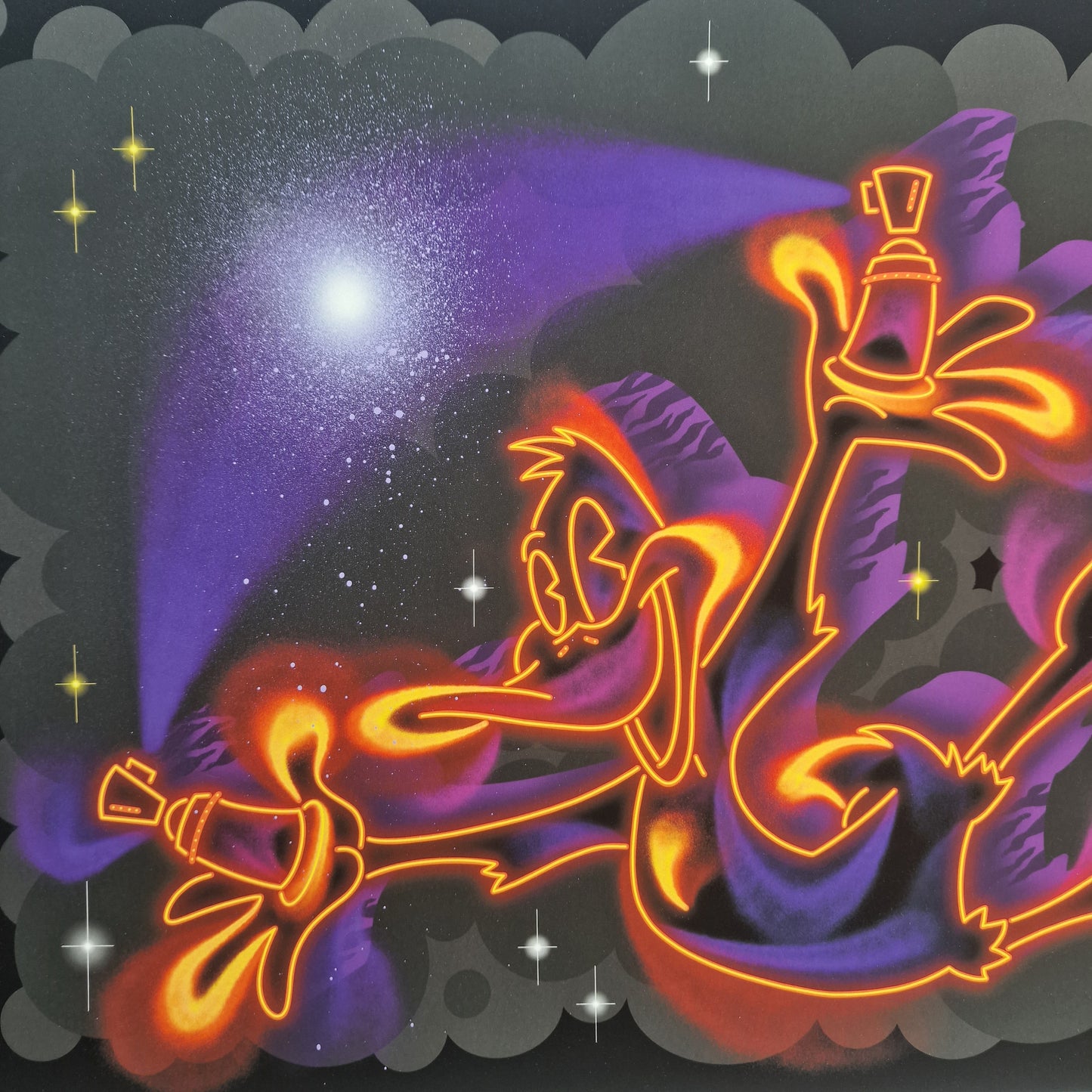 Golden Duck Art Print