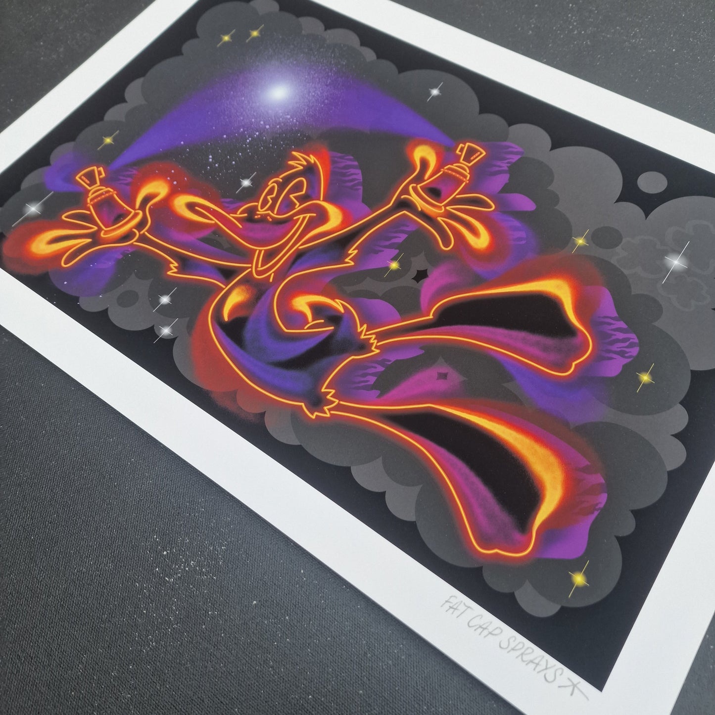 Golden Duck Art Print
