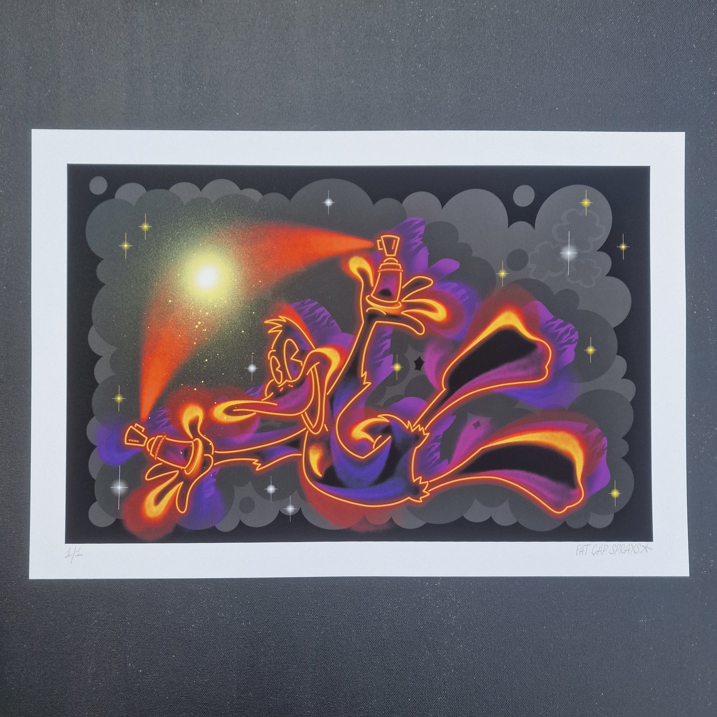 Golden Duck Art Print