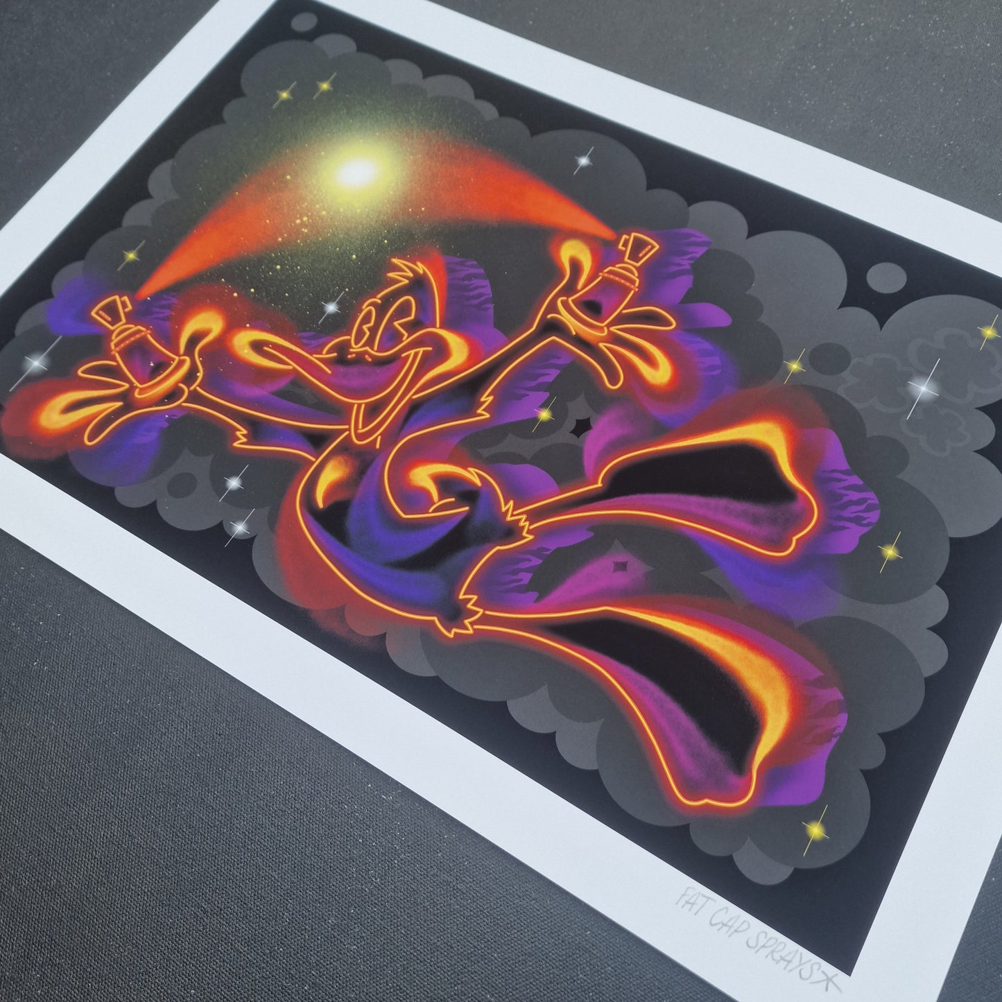Golden Duck Art Print