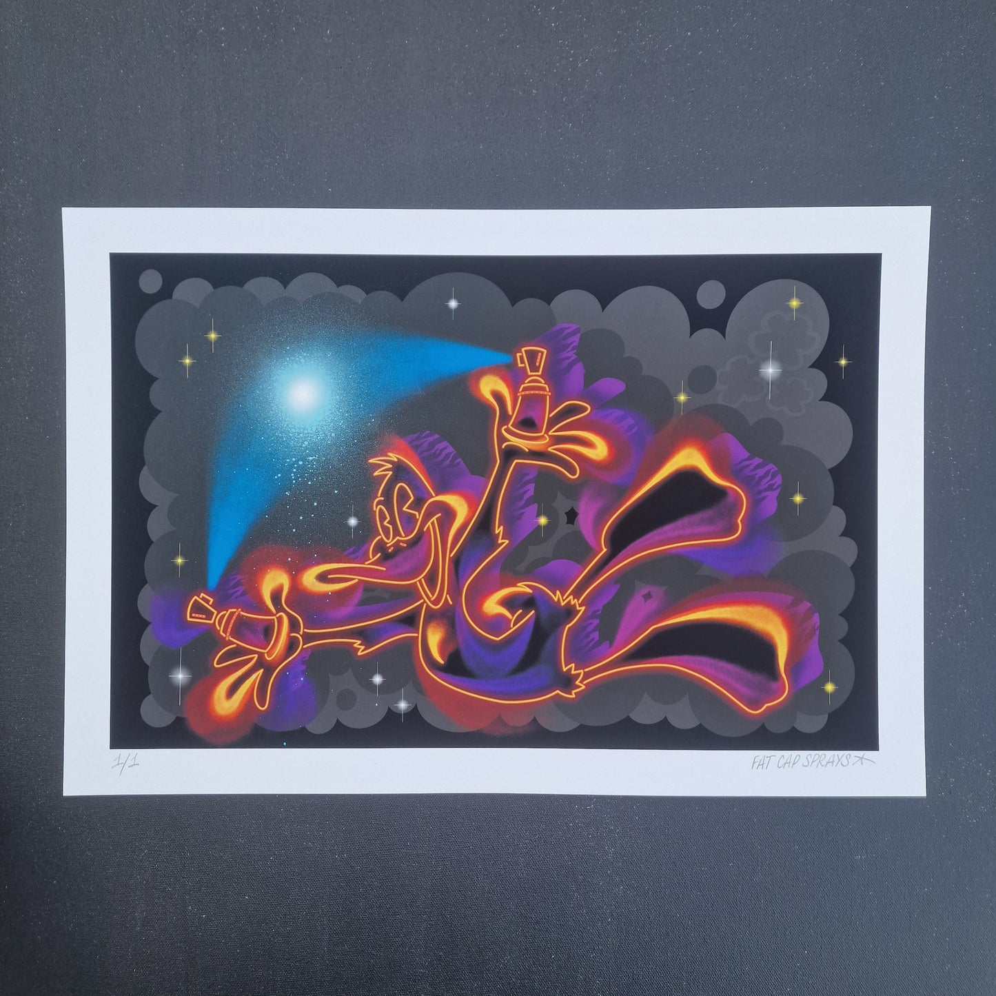 Golden Duck Art Print