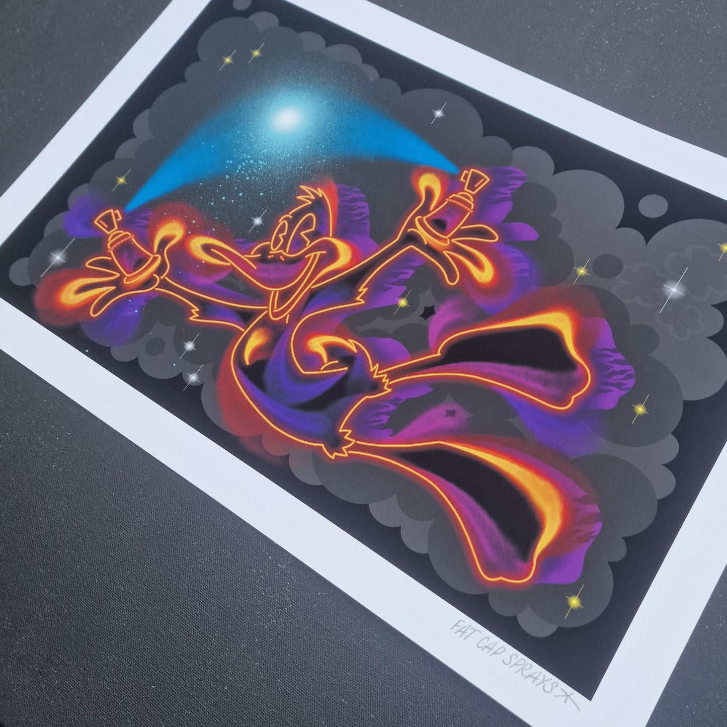 Golden Duck Art Print