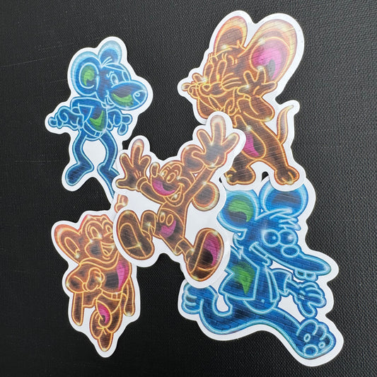 The Mice Come Out To Play 5 Sticker Pack