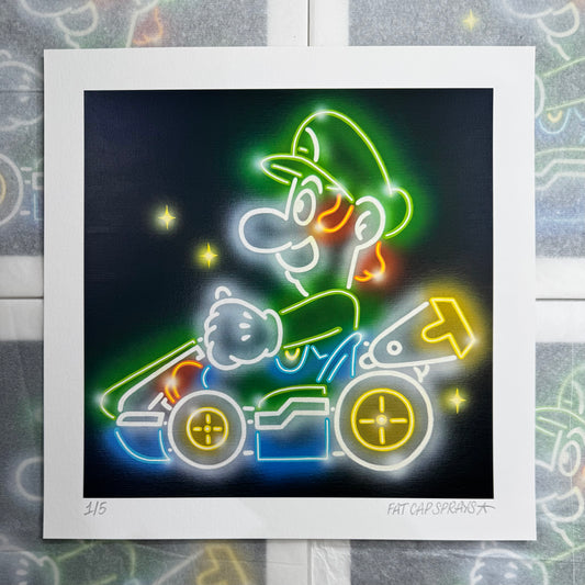 Luigi's Whip Print, 2025